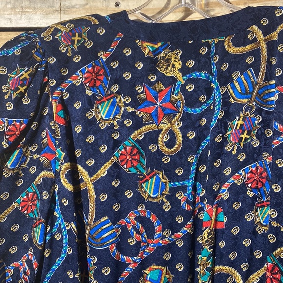 Vintage Diane Fres 💯 silk dress  Size M/L - Picture 8 of 9